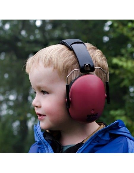 Auriculares cancelación de ruido para niñas y niños KIDS BANZ Maroon (+3 años)