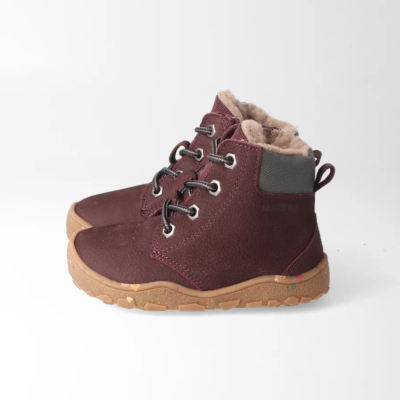 Botín barefoot forrado e impermeable Burdeos bLifestyle