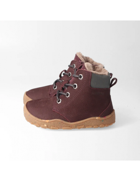 Botín barefoot forrado e impermeable Burdeos bLifestyle
