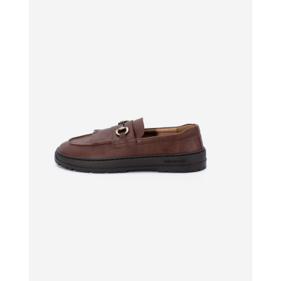 Mocasin Barefoot Beflamboyant Marrón con cadena