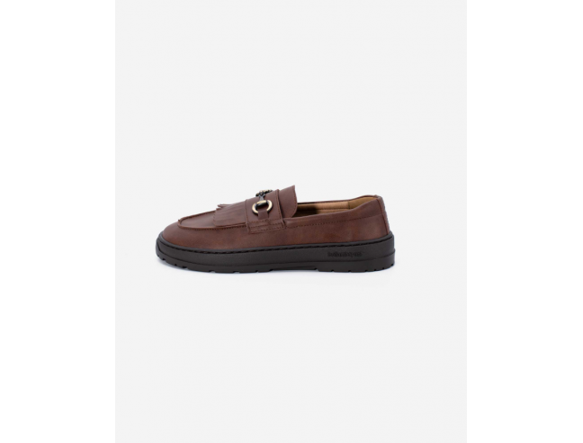 Mocasin Barefoot Beflamboyant Marrón con cadena