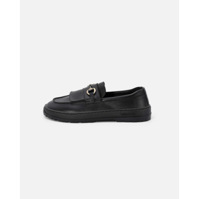 Mocasin Barefoot Beflamboyant Negro con cadena