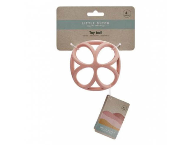 Pelota sensorial silicona Rosa Little Dutch