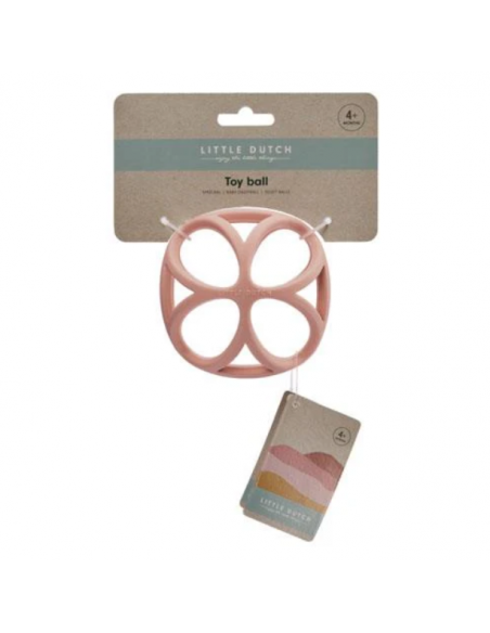 Pelota sensorial silicona Rosa Little Dutch
