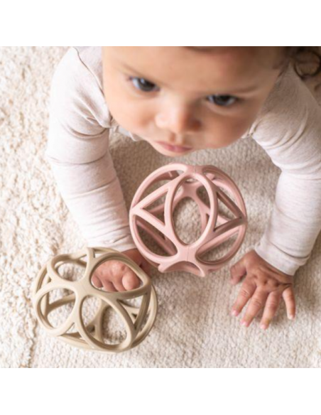 Pelota sensorial silicona Rosa Little Dutch