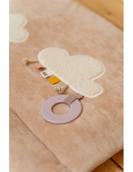 Manta de juego para bebés MIFFY VINTAGE FLORES LITTLE DUTCH