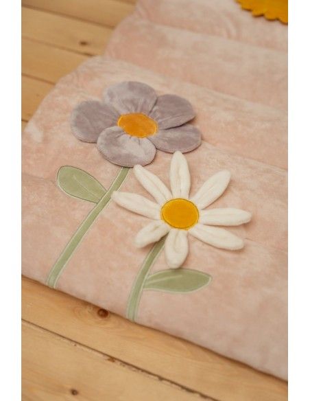 Manta de juego para bebés MIFFY VINTAGE FLORES LITTLE DUTCH