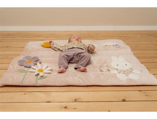 Manta de juego para bebés MIFFY VINTAGE FLORES...
