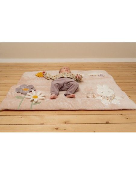 Manta de juego para bebés MIFFY VINTAGE FLORES LITTLE DUTCH