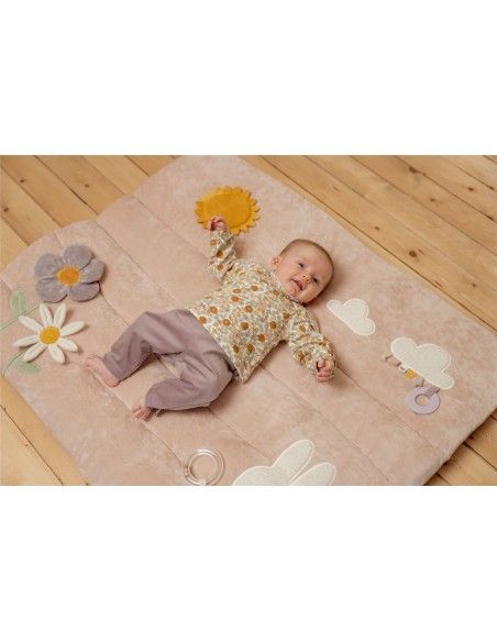 Manta de juego para bebés MIFFY VINTAGE FLORES LITTLE DUTCH