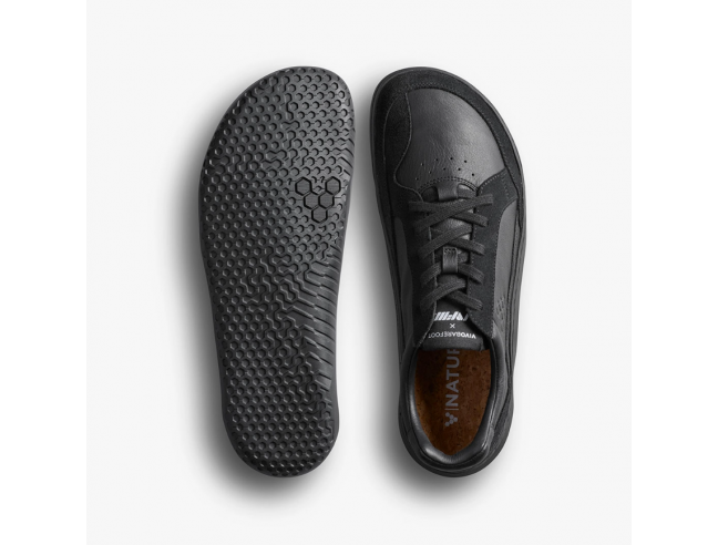 GOBI II LEATHER Obsidian MEN Vivo Barefoot