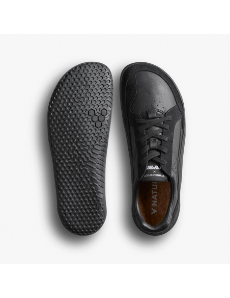 GOBI II LEATHER Obsidian MEN Vivo Barefoot