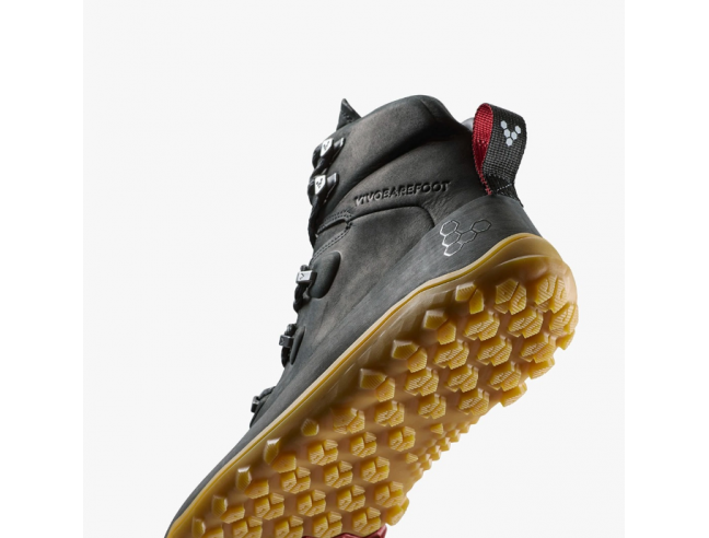 TRACKER LEATHER AT Obsidian MEN Vivo Barefoot