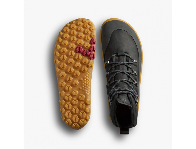 TRACKER LEATHER AT Obsidian MEN Vivo Barefoot