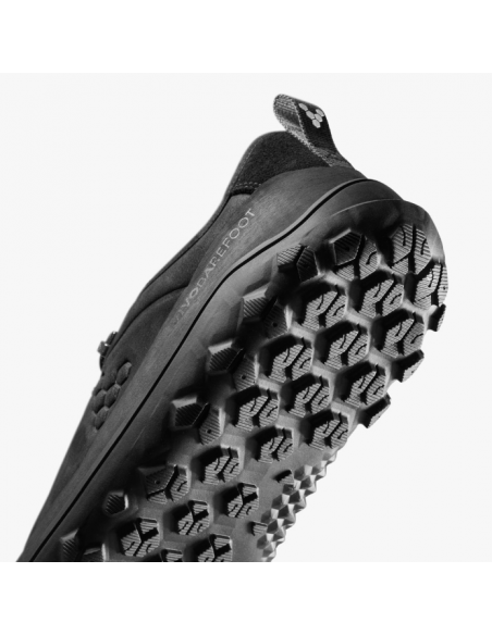 TRACKER LEATHER LOW Obsidian MEN Vivo Barefoot
