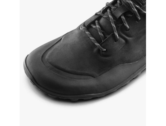 TRACKER LEATHER LOW Obsidian MEN Vivo Barefoot