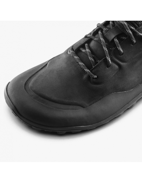 TRACKER LEATHER LOW Obsidian MEN Vivo Barefoot