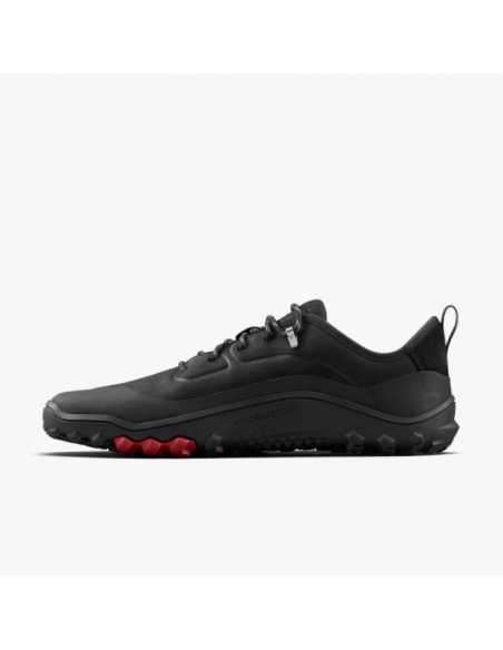 TRACKER LEATHER LOW Obsidian MEN Vivo Barefoot
