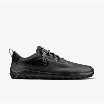 TRACKER LEATHER LOW Obsidian MEN Vivo Barefoot
