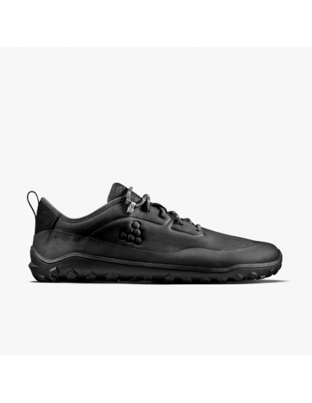 TRACKER LEATHER LOW Obsidian MEN Vivo Barefoot