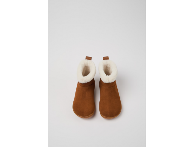 Botín Peu Kids Camper Camel forrada
