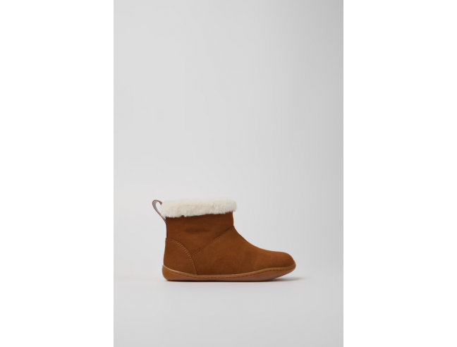 Botín Peu Kids Camper Camel forrada