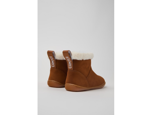 Botín Peu Kids Camper Camel forrada