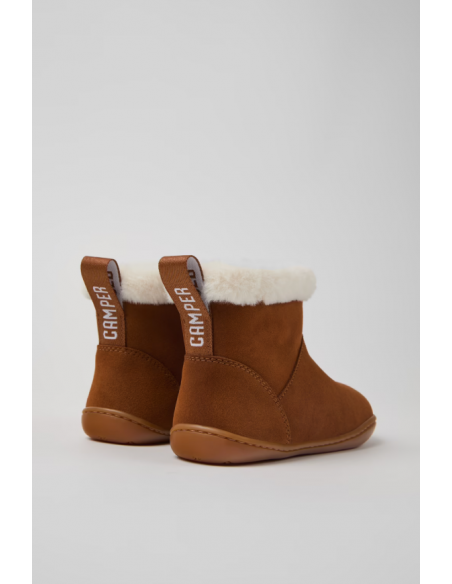 Botín Peu Kids Camper Camel forrada