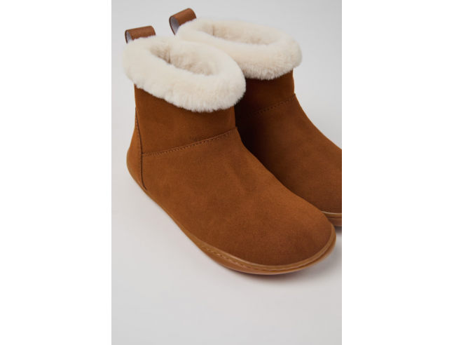 Botín Peu Kids Camper Camel forrada