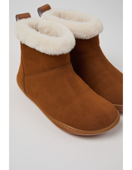 Botín Peu Kids Camper Camel forrada