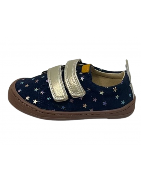 Deportiva barefoot Flexi Nens Piel  SEREN/KOBE MARINO CAVA