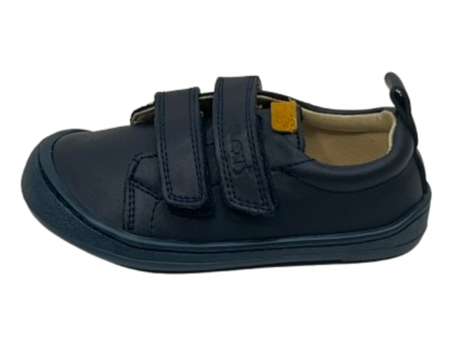Deportiva barefoot Flexi Nens Piel MARINO