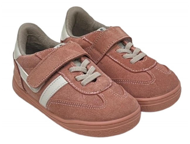 Deportiva barefoot Milán Piel Antic Rosa Zapy