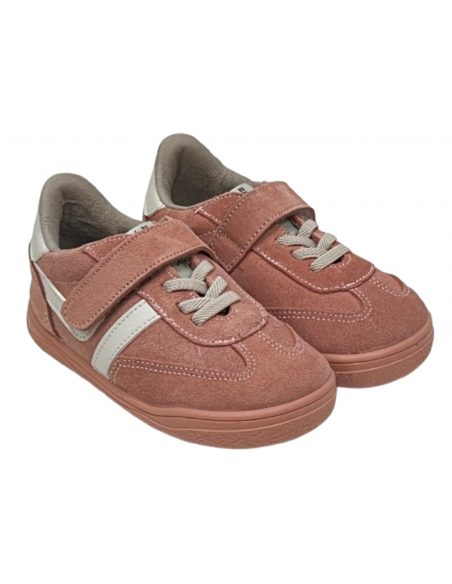 Deportiva barefoot Milán Piel Antic Rosa Zapy