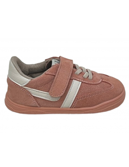 Deportiva barefoot Milán Piel Antic Rosa Zapy