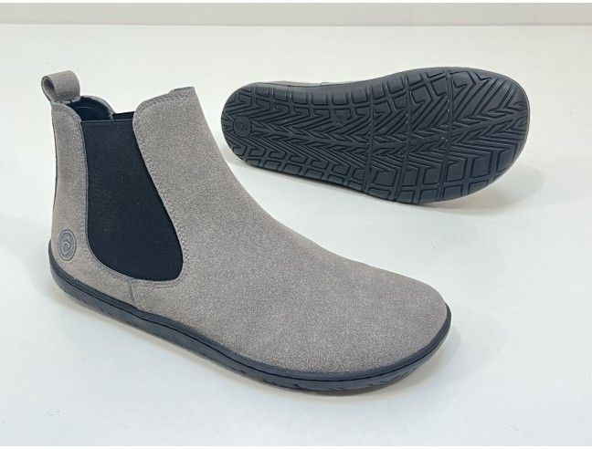 Botín barefoot Coqueflex (Cow Suede Gris)