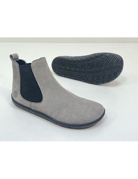 Botín barefoot Coqueflex (Cow Suede Gris)