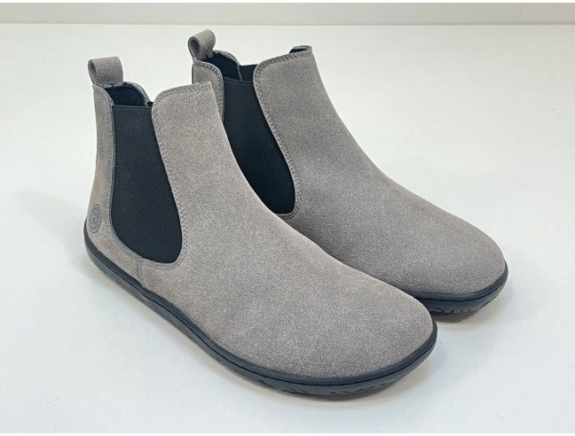 Botín barefoot Coqueflex (Cow Suede Gris)
