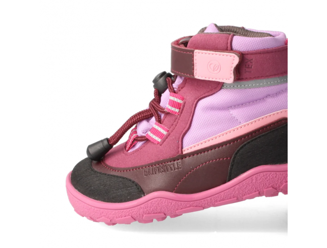 Botín barefoot impermeable Tex Lila/Rosa...