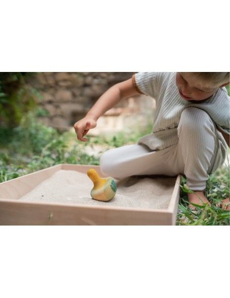 Peonza Flowing Yellow Bird