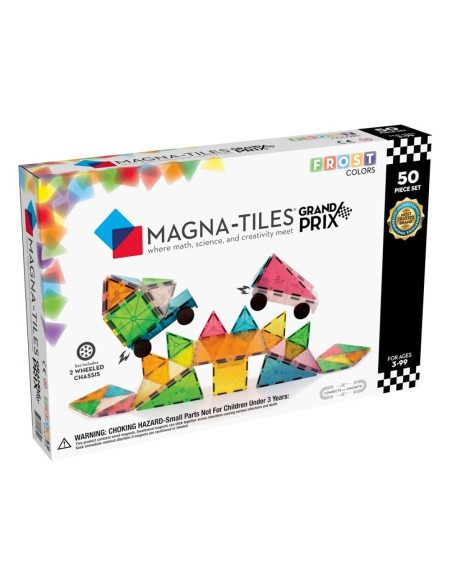 Construcción magnética Magna-Tiles Grand Prix Set 50 pcs