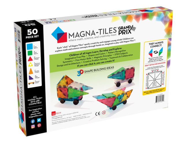 Construcción magnética Magna-Tiles Grand Prix...