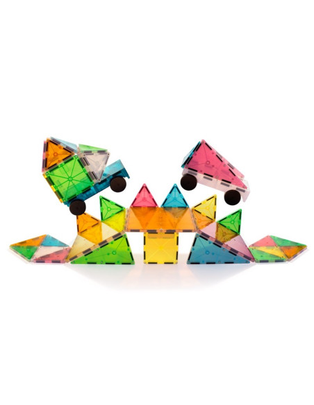 Construcción magnética Magna-Tiles Grand Prix Set 50 pcs
