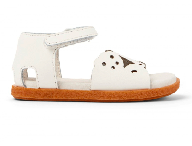 Sandalia Corbu Houston/Miko Blanca con talonera...