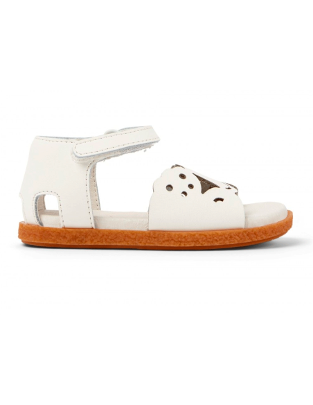 Sandalia Corbu Houston/Miko Blanca con talonera Camper