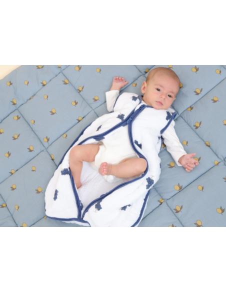 Saco de dormir Molis&Co - Muselina - Grapes - TOG 2.5