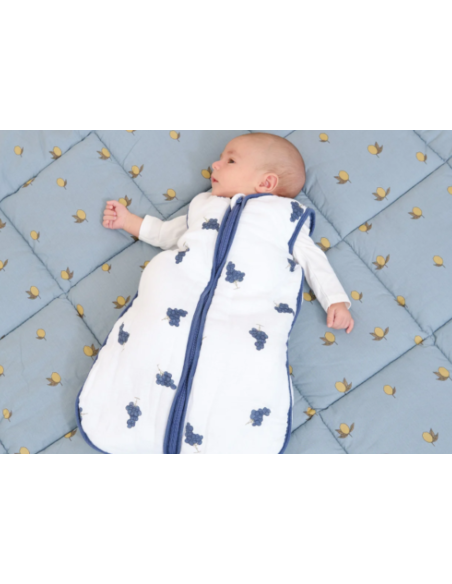 Saco de dormir Molis&Co - Muselina - Grapes - TOG 2.5