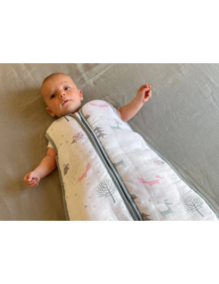 Saco de dormir Molis&Co - Muselina - Forest - TOG 2.5