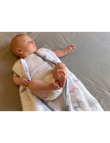 Saco de dormir Molis&Co - Muselina - Forest - TOG 2.5
