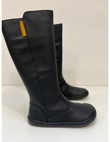 Bota caña alta FLEXI NENS SALVAJE NEGRO